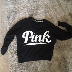 A cute pink victoria secret sweater . new.